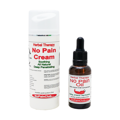 Herbal Therapy No Pain Cream and Herbal Therapy No Pain Oil Pack